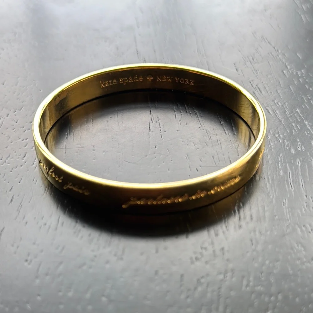 Kate Spade Gold Jewelry Best Friend Forever Bracelet - Picture 2 of 4
